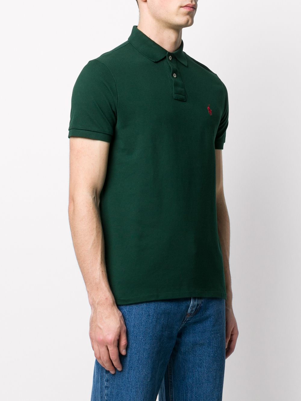 Tシャツ・カットソー POLO RALPH LAUREN Men T-shirt Forest Green 710782592 015 CLOTHING POLO SHIRT RALPH LAUREN 710782592/015